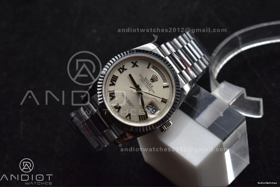 Dial Bracelet vr3255 Roman Unisex Edition Stick 36 Weight) DayDate 688 Steel President (Gain QF Best SS 904L on White V5 0407